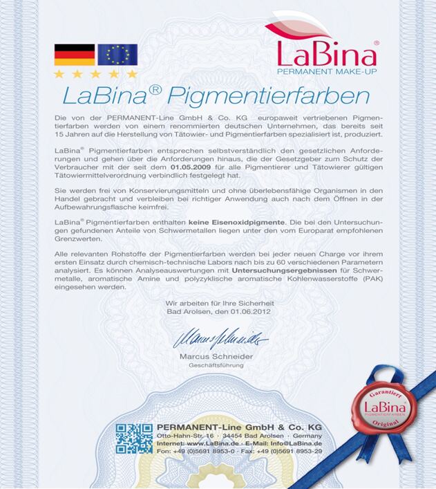 LaBina Pigmentierfarben